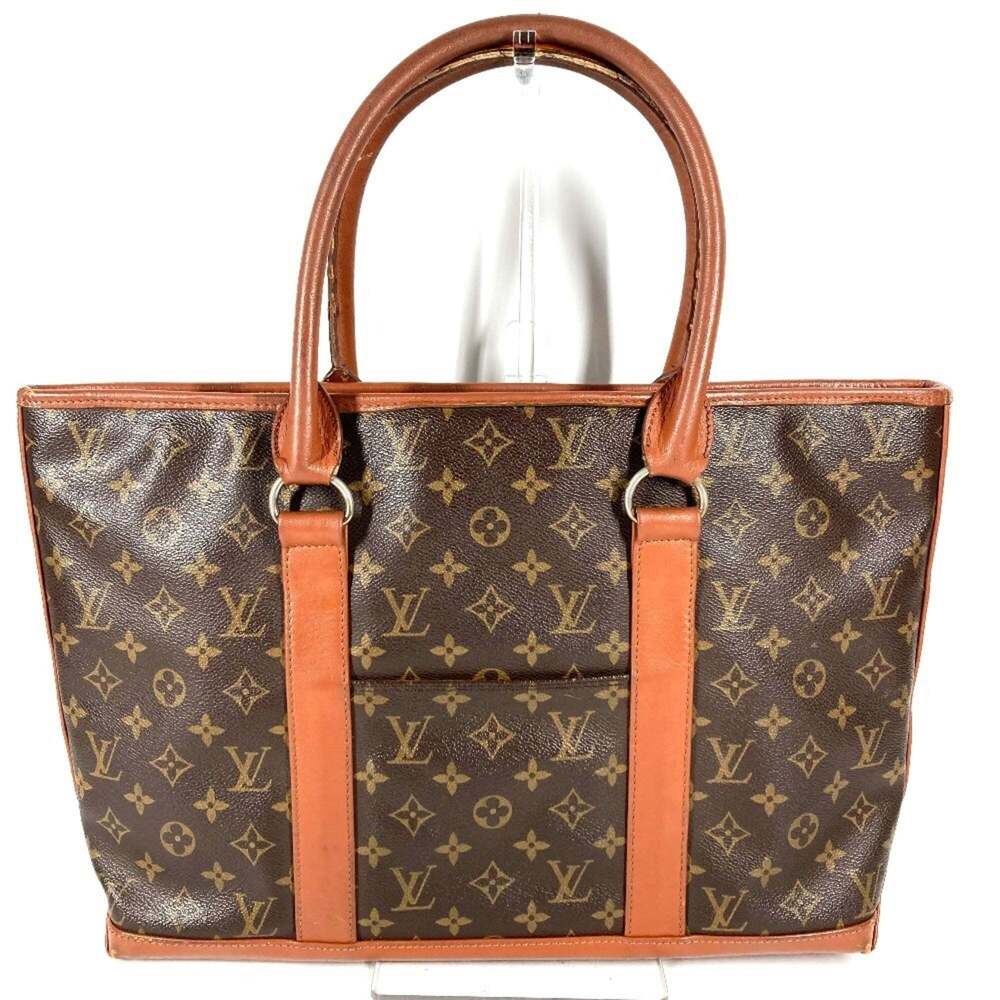 LOUIS VUITTON Authentic Brown Monogram Canvas Shoulder Bag